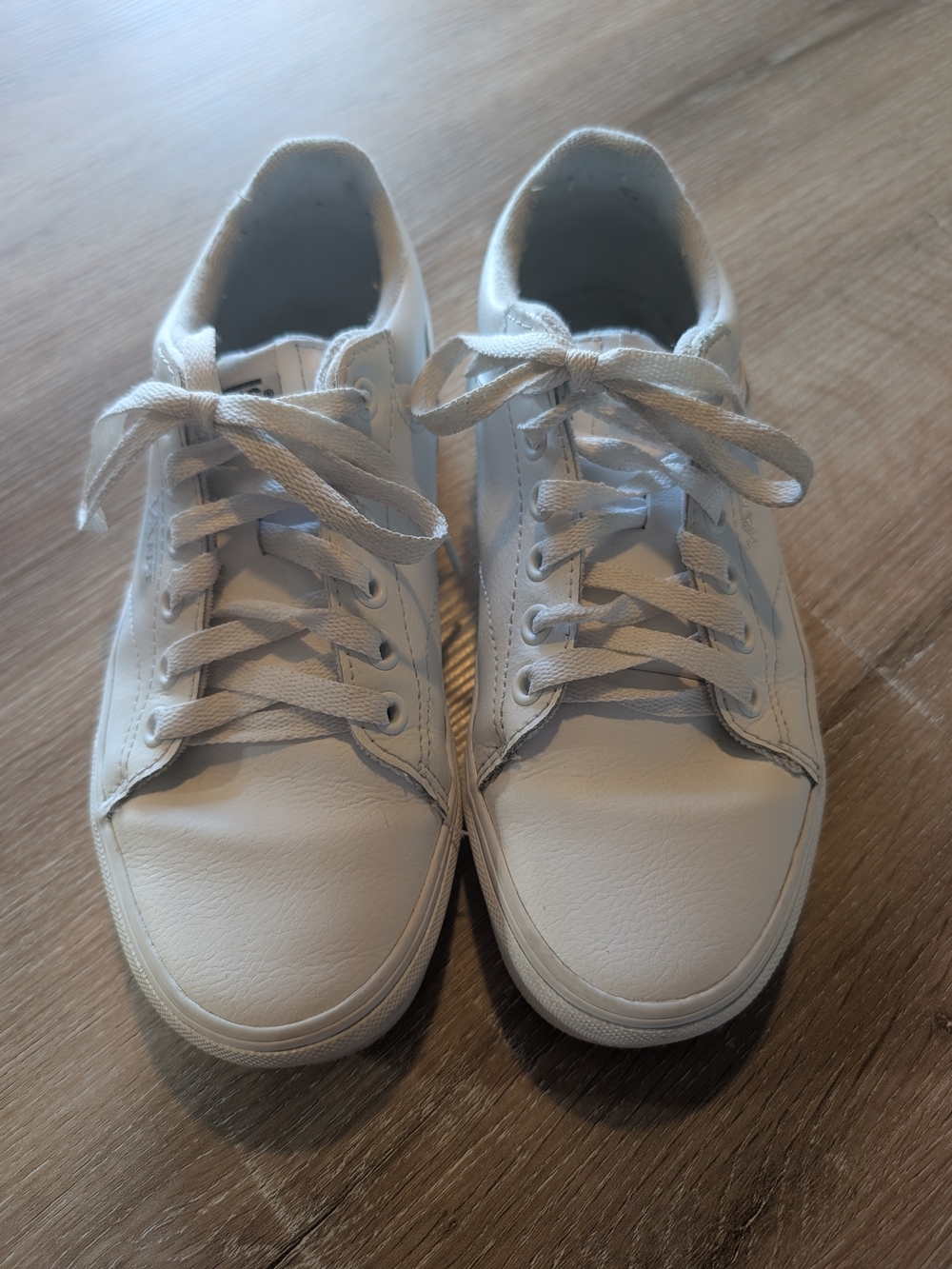 Vans Women’s White Low-Top Lace-Up Sneakers